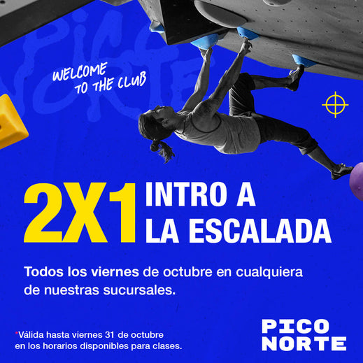 2x1 días viernes | Clase intro a la escalada