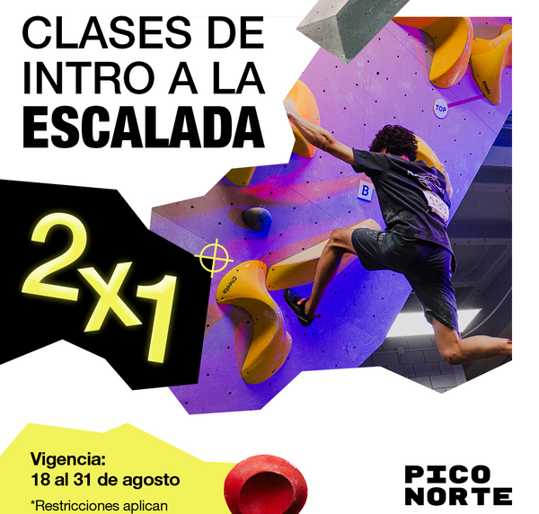 2x1 Clase de Intro a la escalada